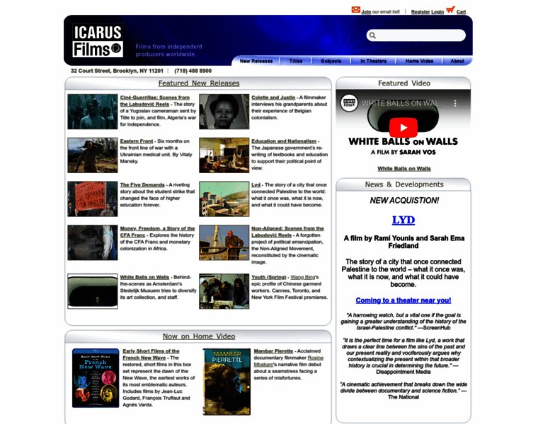 Icarusfilms.com thumbnail