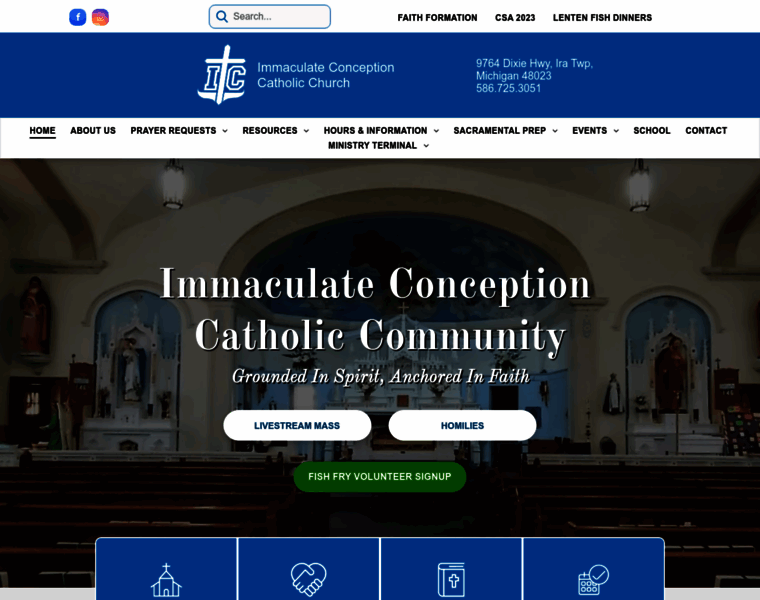 Iccatholic.org thumbnail