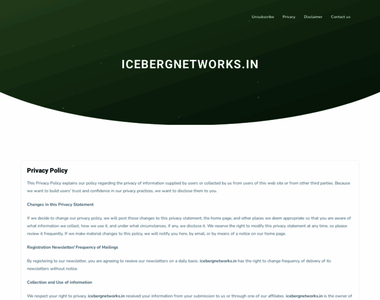 Icebergnetworks.in thumbnail