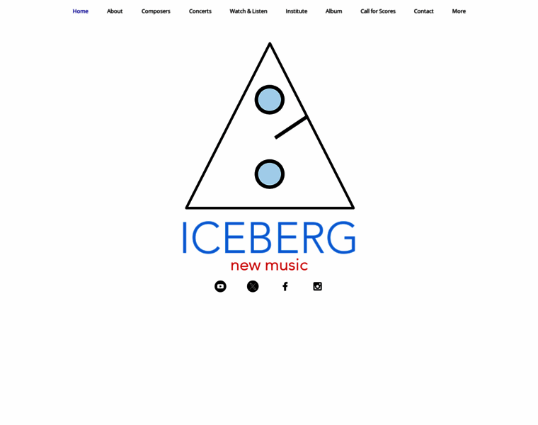 Icebergnewmusic.com thumbnail