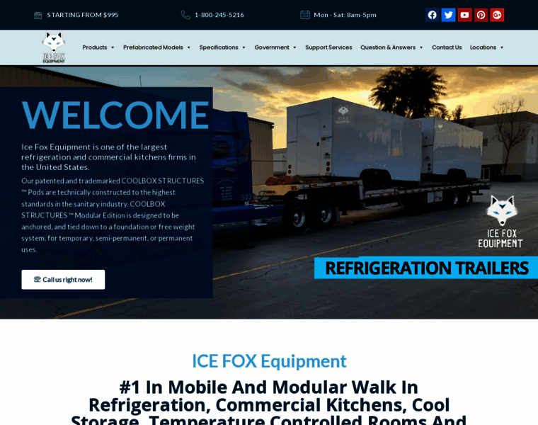 Icefoxequipment.com thumbnail