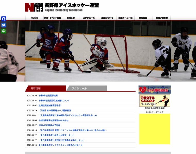 Icehockey-nagano.jp thumbnail