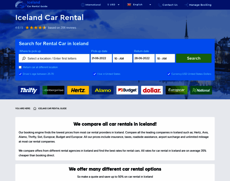 Icelandcar.com thumbnail