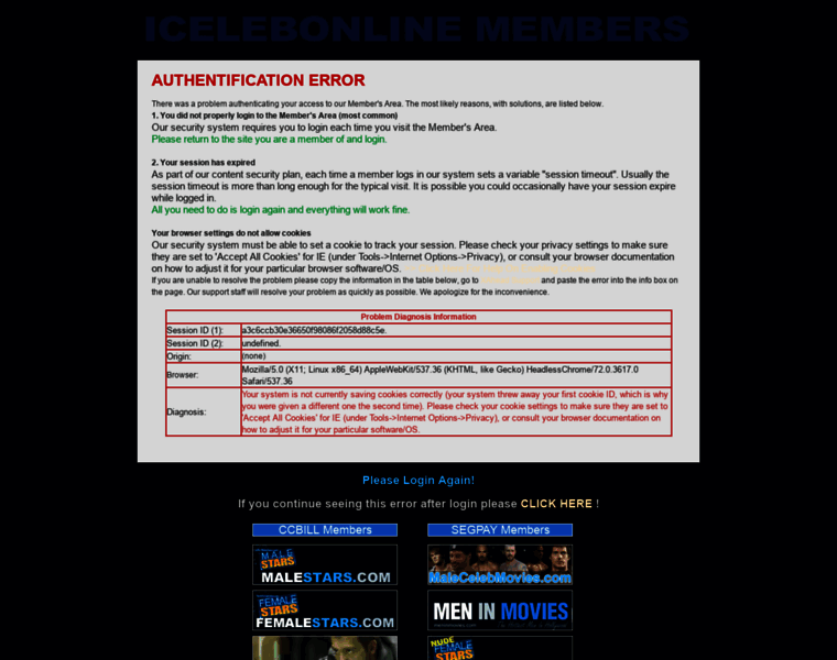Icelebonline.com thumbnail