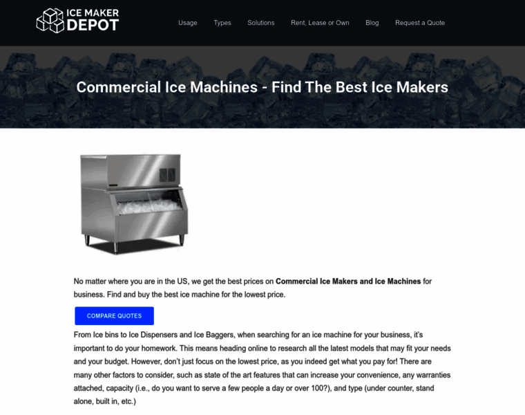 Icemakerdepot.com thumbnail