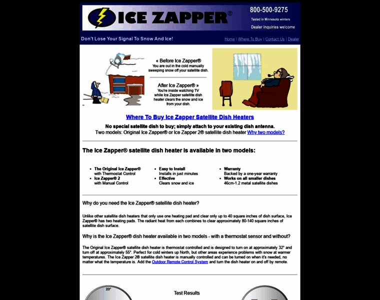 Icezapper.com thumbnail