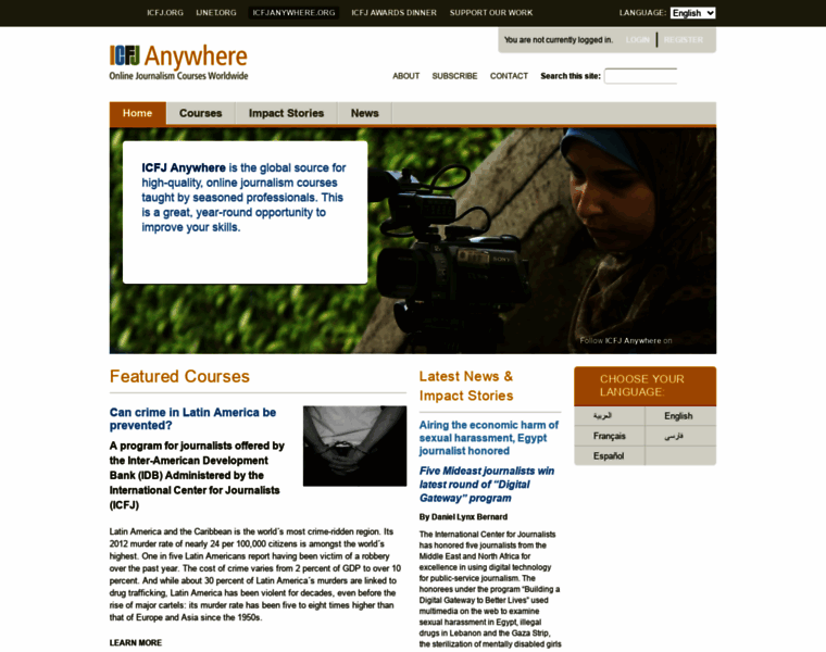 Icfjanywhere.org thumbnail