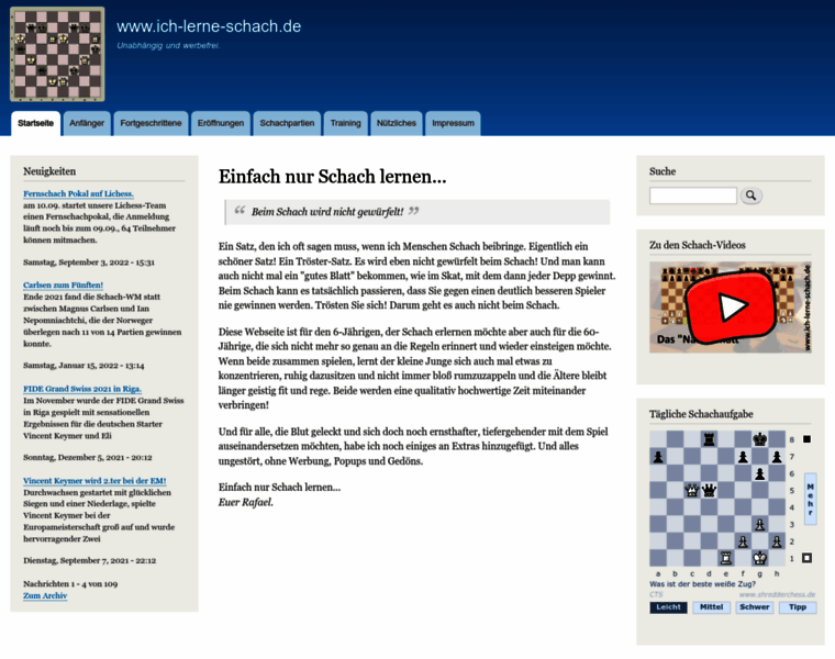 Ich-lerne-schach.de thumbnail