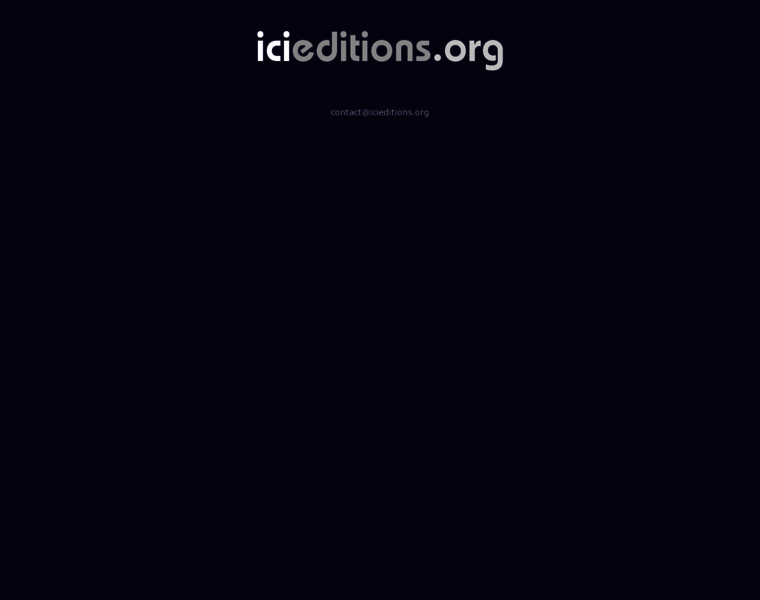 Icieditions.org thumbnail