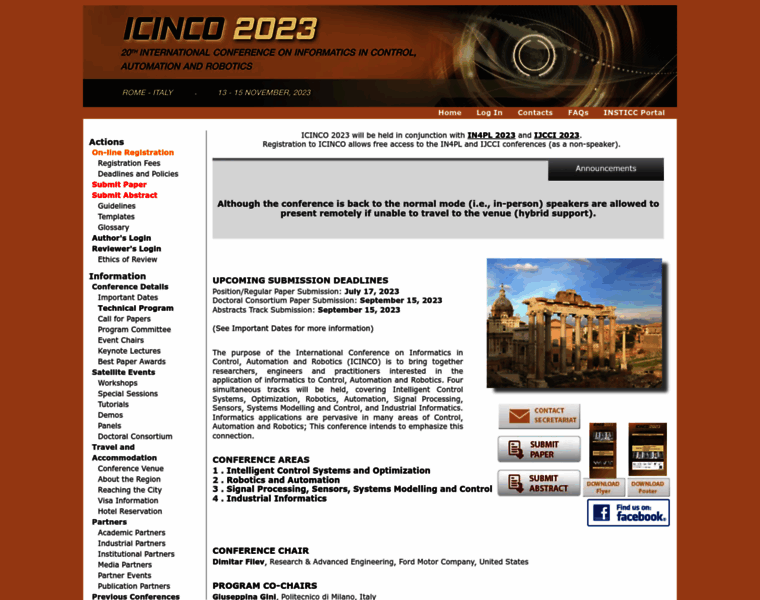 Icinco.org thumbnail