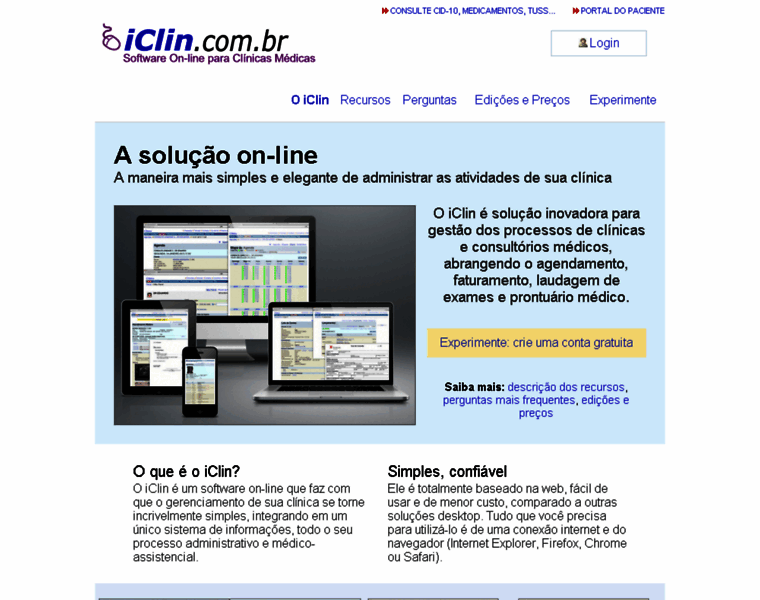 Iclin.com.br thumbnail
