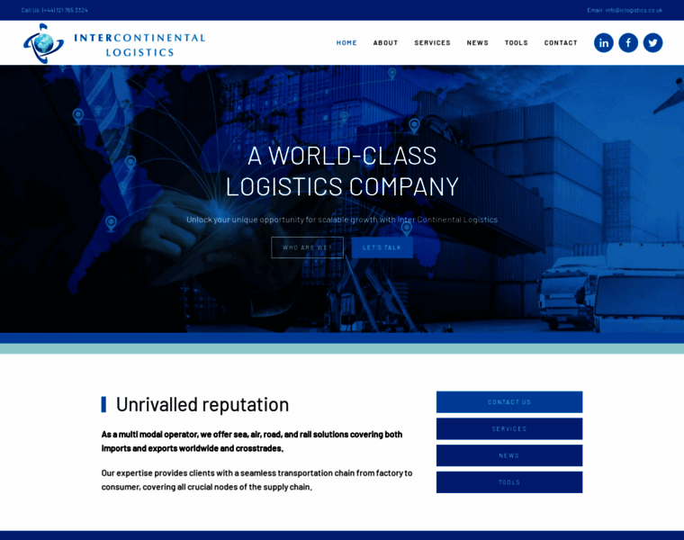 Iclogistics.co.uk thumbnail Iclogistics.co.uk thumbnail
