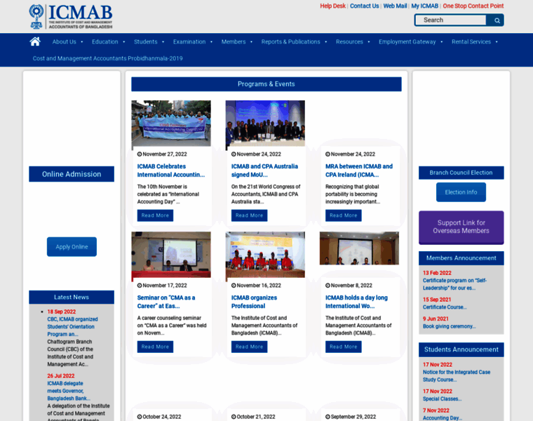 Icmab.org.bd thumbnail