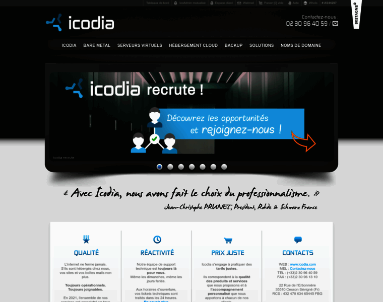 Icodia.com thumbnail