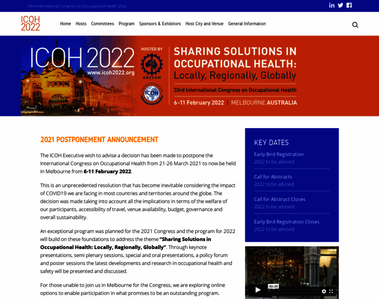 Icoh2021.org thumbnail