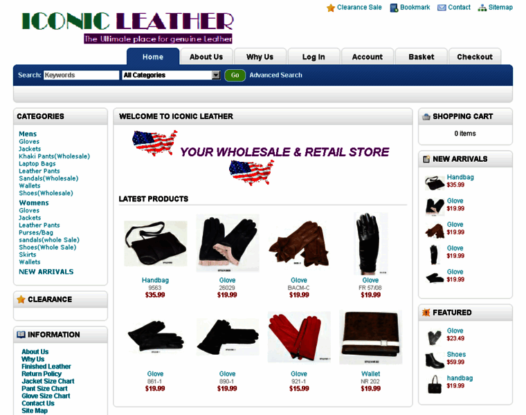 Iconicleather.com thumbnail