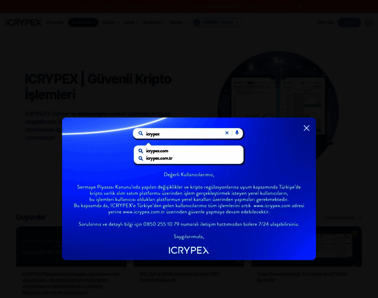 Icrypex.com.tr thumbnail