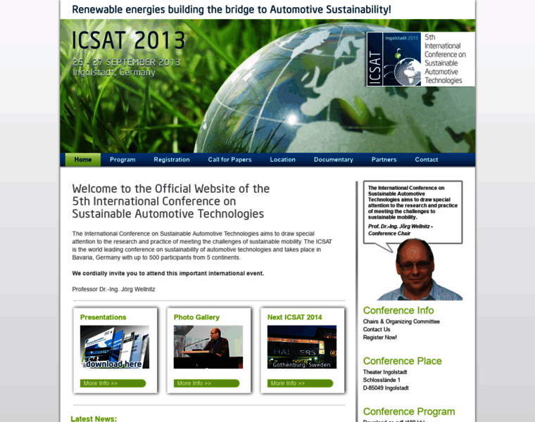 Icsat2013.com thumbnail