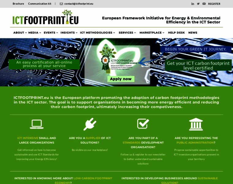Ictfootprint.eu thumbnail