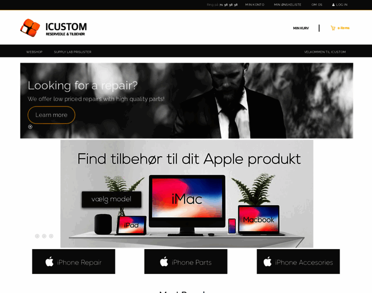Icustom.dk thumbnail