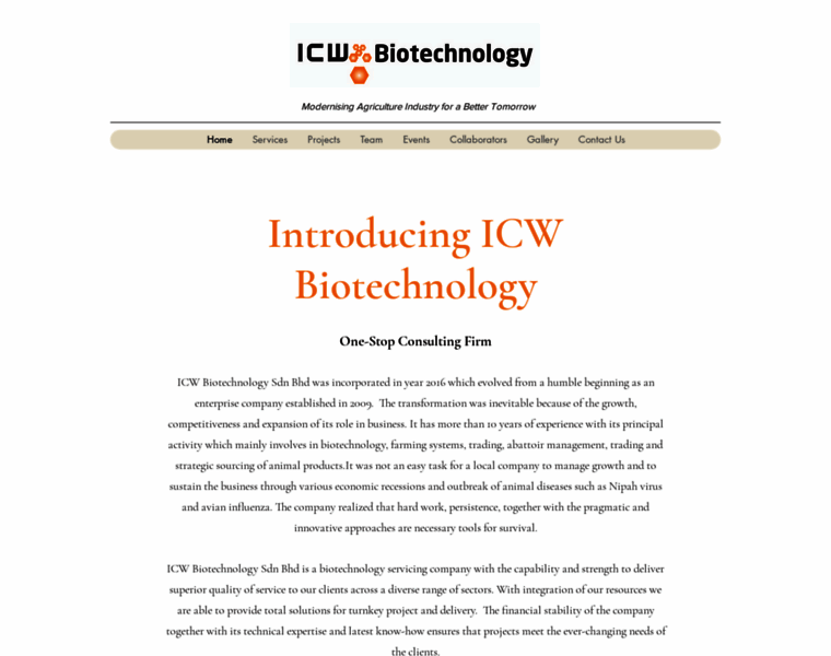 Icwbiotechnology.com thumbnail