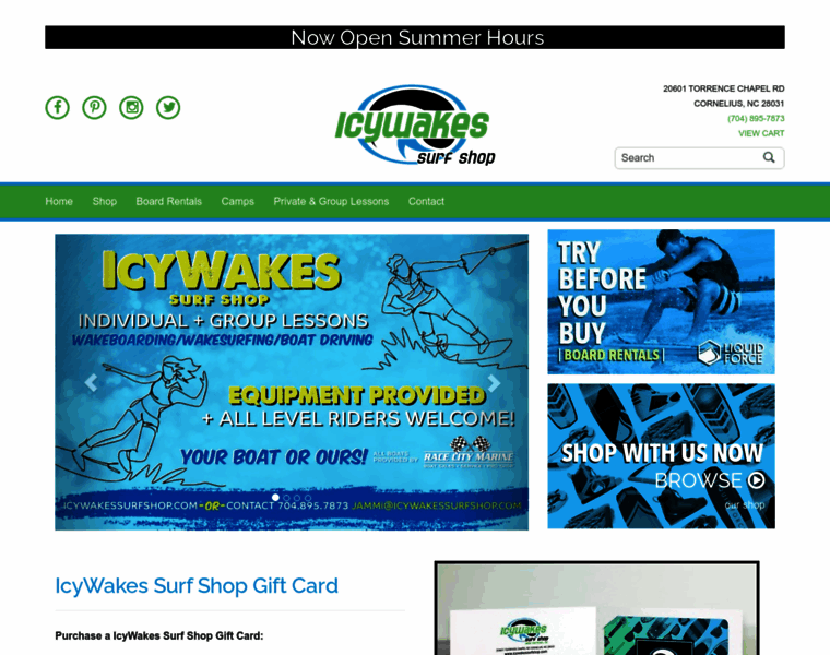 Icywakessurfshop.com thumbnail