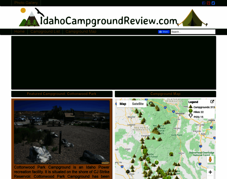 Idahocampgroundreview.com thumbnail