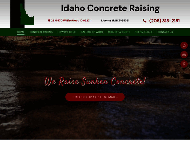 Idahoconcreteraising.com thumbnail