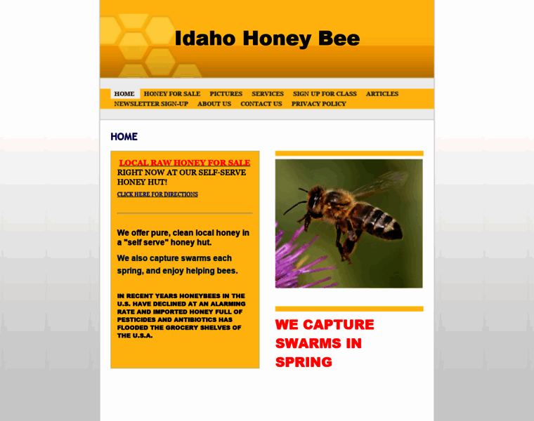 Idahohoneybee.com thumbnail