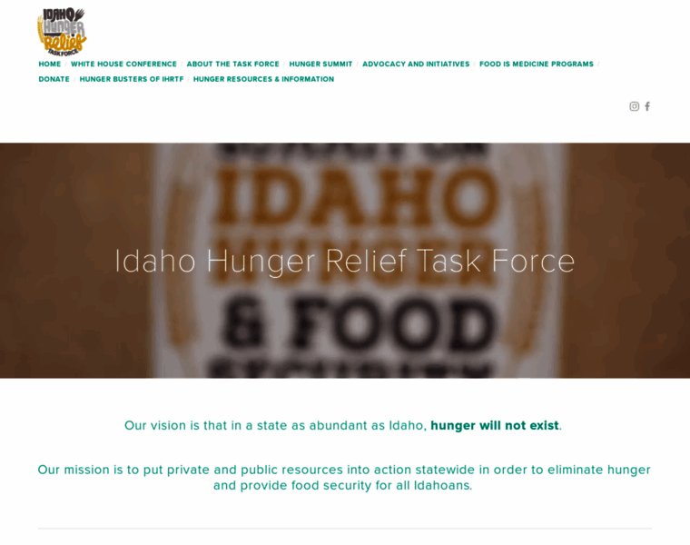 Idahohunger.org thumbnail