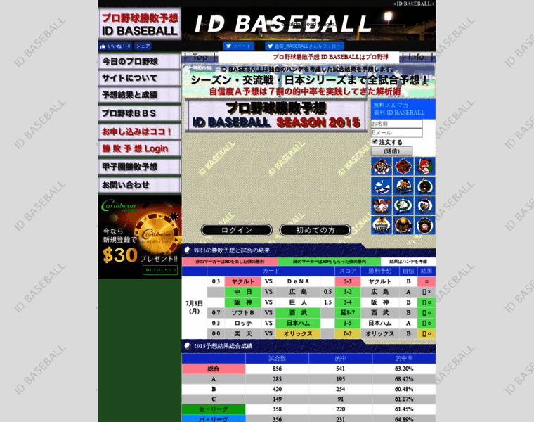 Idbaseball.jp thumbnail