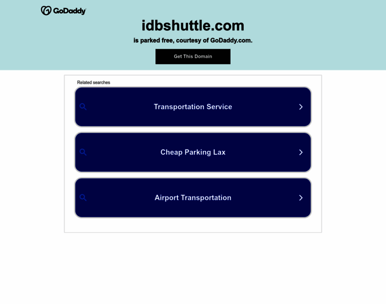 Idbshuttle.com thumbnail