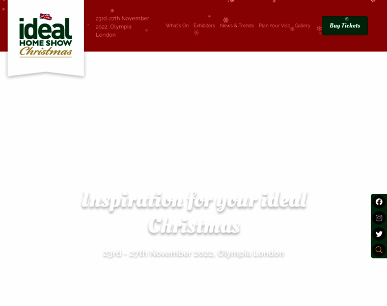Idealhomeshowchristmas.co.uk thumbnail