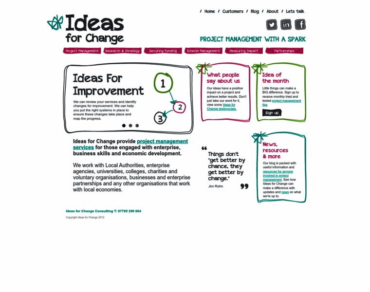 Ideasforchangeconsulting.co.uk thumbnail