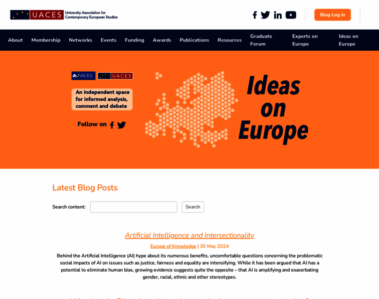 Ideasoneurope.eu thumbnail