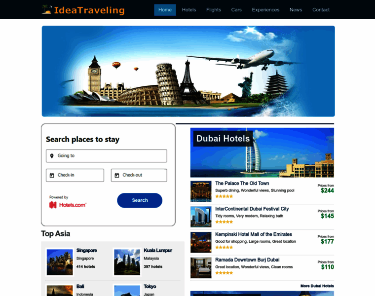 Ideatraveling.com thumbnail