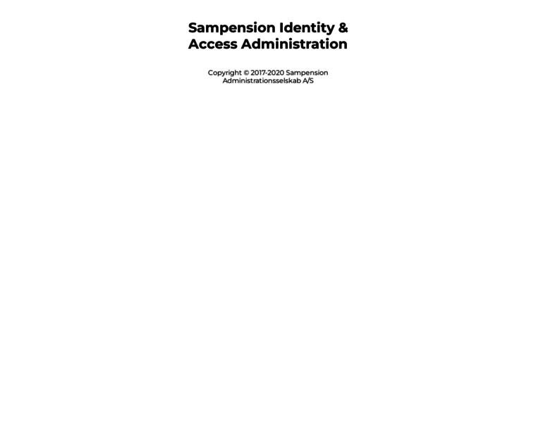 Identitet.sampension.dk thumbnail