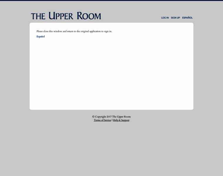 Identity.upperroom.org thumbnail