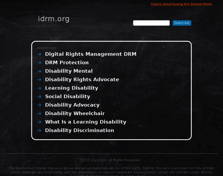 Idrm.org thumbnail