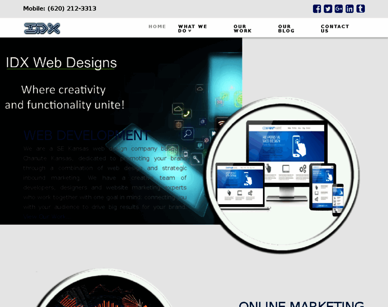 Idxwebdesigns.com thumbnail