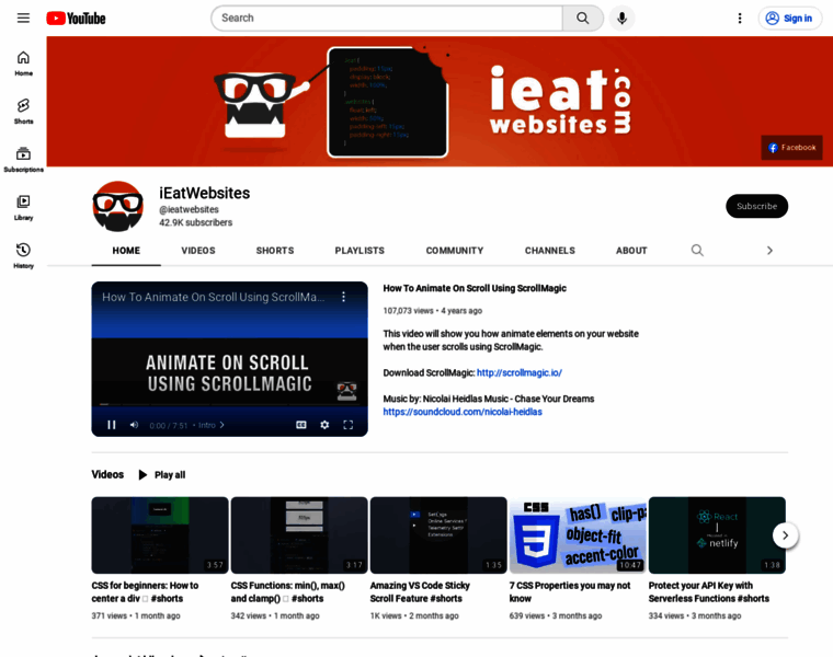Ieatwebsites.com thumbnail