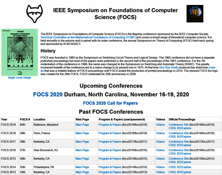 Ieee-focs.org thumbnail