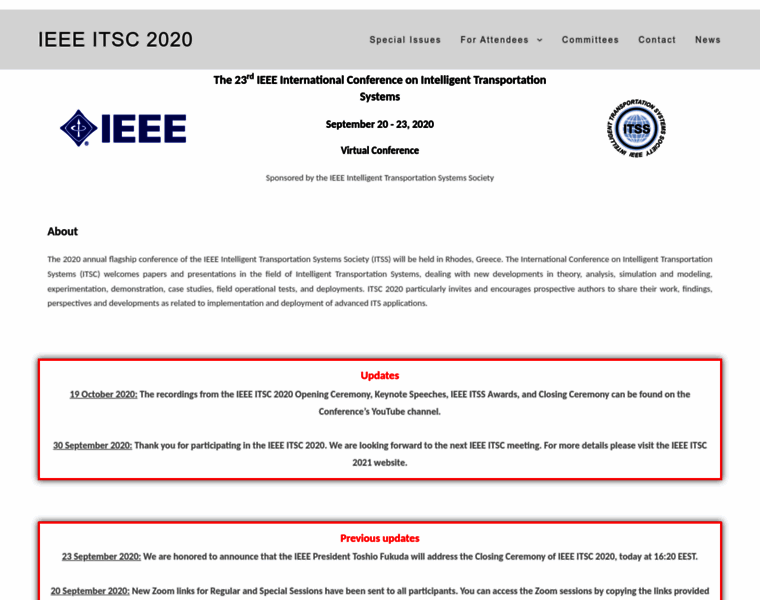 Ieee-itsc2020.org thumbnail