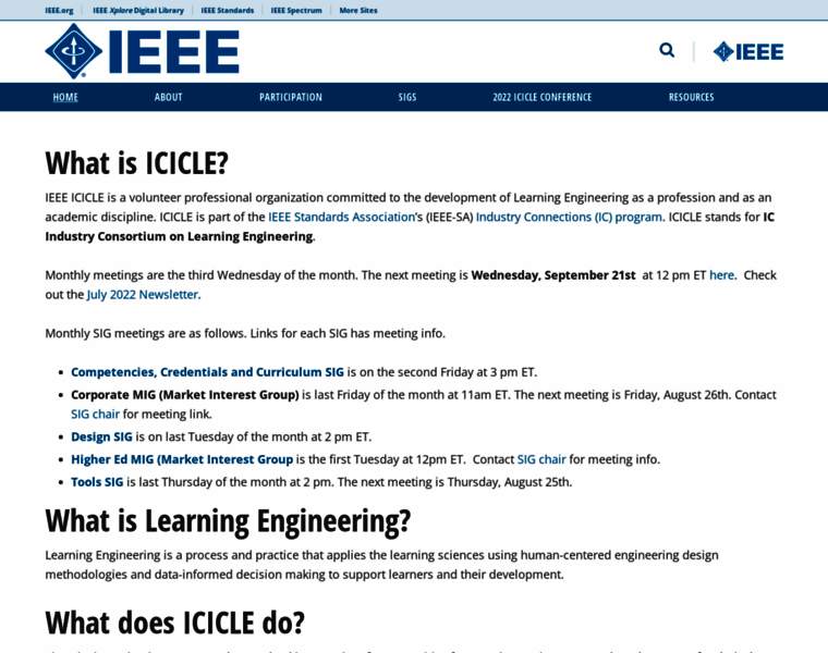 Ieeeicicle.org thumbnail