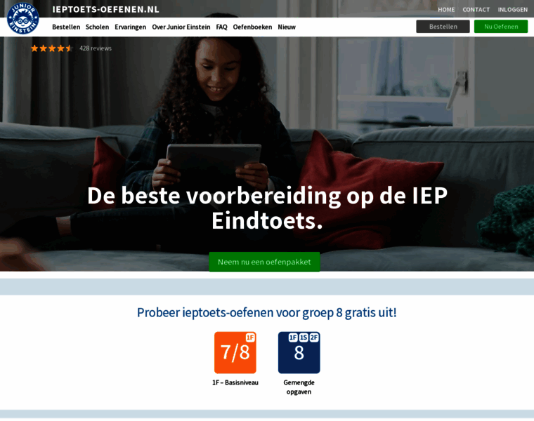 Ieptoets-oefenen.nl thumbnail