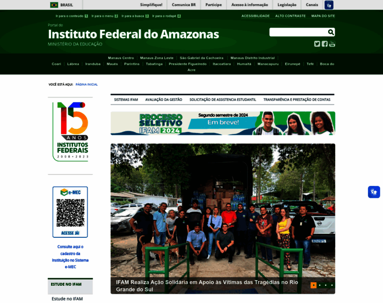 Ifam.edu.br thumbnail