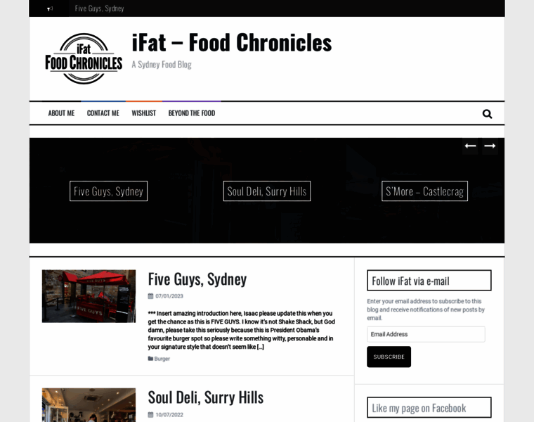 Ifatfoodchronicles.com.au thumbnail