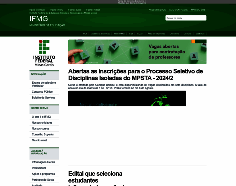 Ifmg.edu.br thumbnail