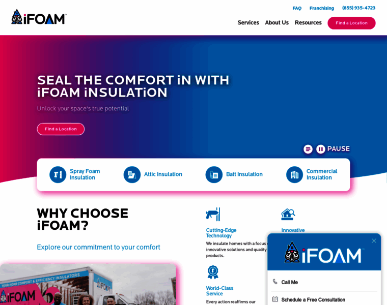 Ifoam.com thumbnail