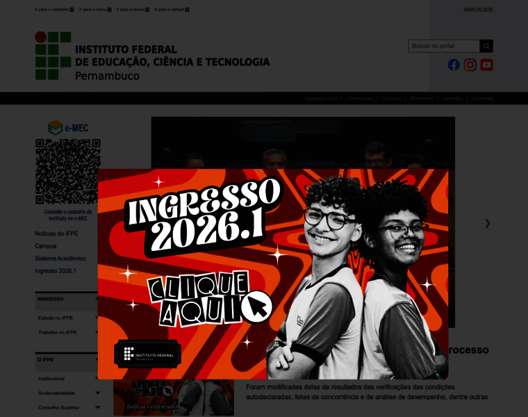 Ifpe.edu.br thumbnail